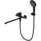 Смеситель для ванны GAPPO G03-6 G2203-6 чёрный/хром