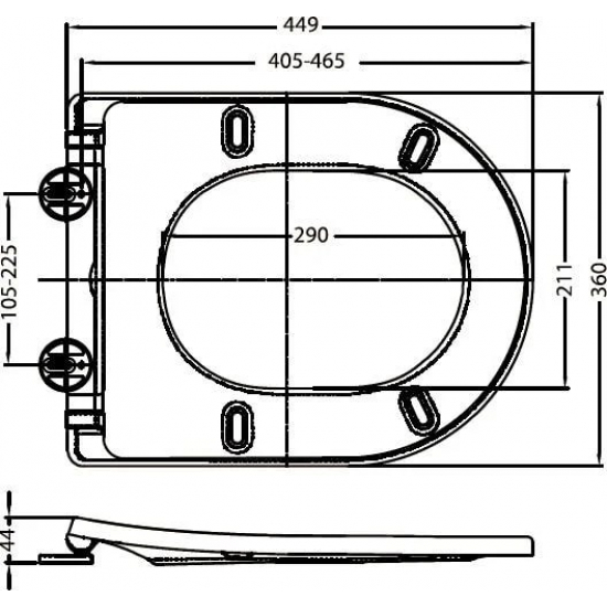 Унитаз подвесной BELBAGNO Soft BB084CH-TOR безободковый, крышка BB2031SC с микролифтом