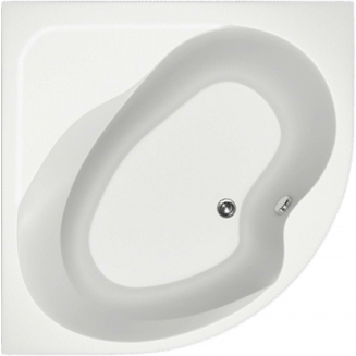 Акриловая ванна BAS Аура В 00004 150x150 см, угловая, с каркасом, четверть круга