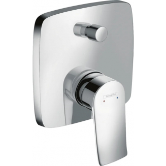 Встраиваемый смеситель для душа и ванны HANSGROHE Metris 31451000, С ВНУТРЕННЕЙ ЧАСТЬЮ, хром