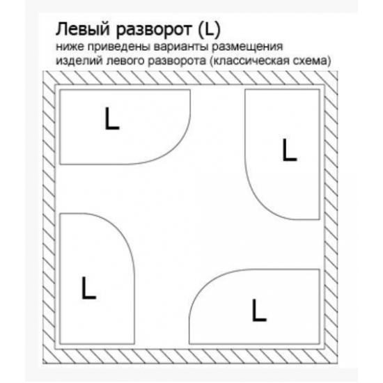 Душевая кабина PARLY Bianco BMM120L 120x80x215 со средним поддоном, монтаж без силикона, L