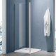 Боковая стенка SANTREK AQUA Lea-SP-900-C-Chrome 90x185 стекло прозрачное, профиль хром
