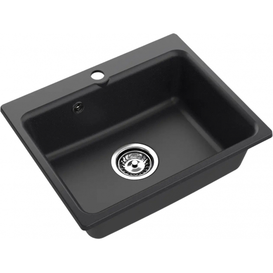 Мойка для кухни SANTREK AQUA Verto SAV52 520x430 мм, чёрный