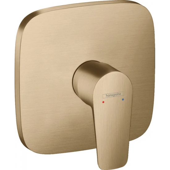 Встраиваемый смеситель для душа и ванны HANSGROHE Talis E 71765140 шлифованная бронза