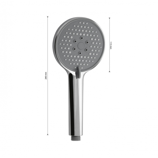 Лейка для душа GFMARK 6075 массажная, 4 режима
