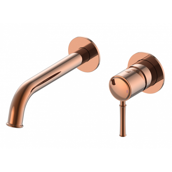 Смеситель для раковины WONZON & WOGHAND Tor WW-88869073-RG С ВНУТРЕННЕЙ ЧАСТЬЮ розовое золото