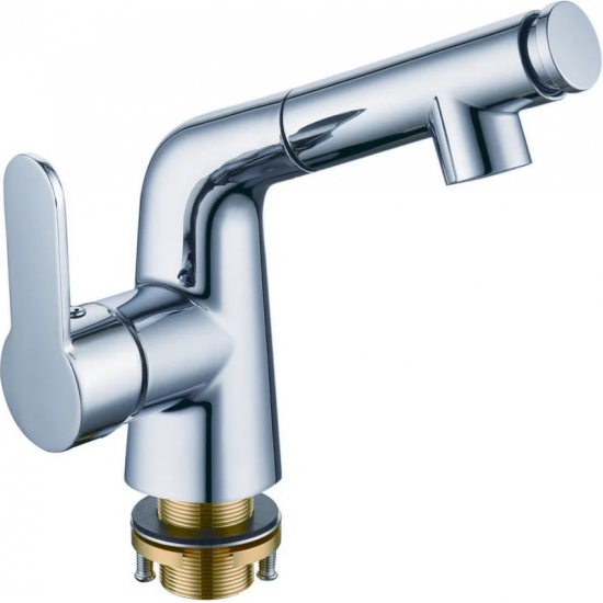 Смеситель для раковины RUSH Tenerife TE2835-12 с выдвижным изливом, хром