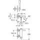 Смеситель для ванны GROHE Essence+ 33628001 хром
