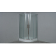 Душевой уголок TIMO TL-1101 100x100x200 Fabric Glass стекло матовое, профиль хром с поддоном