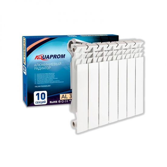 Радиатор алюминиевый AQUAPROM A52 350/80 8 секций