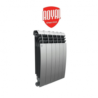 Радиатор биметаллический ROYAL THERMO BiLiner Silver Satin 500/87  1 секция