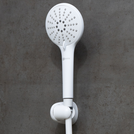 Душевой комплект LEMARK Bronx LM3729MW белый С ВНУТРЕННЕЙ ЧАСТЬЮ