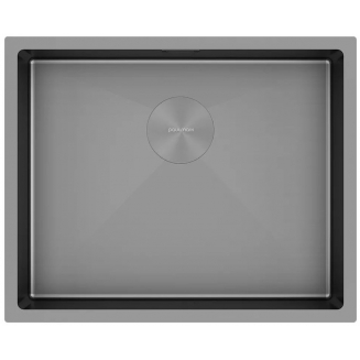 Мойка для кухни PAULMARK Next 54 UNI 540х440x1,2 мм, матовый серый