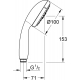 Лейка для душа GROHE Tempesta New 28578002 хром