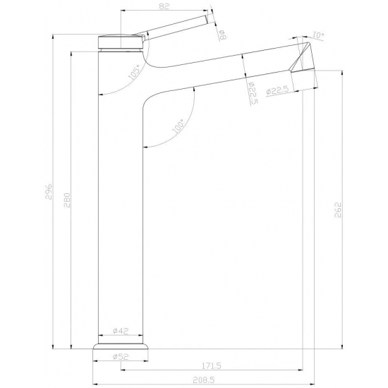 Смеситель для раковины LEMARK Minima LM3809C