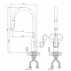 Смеситель для кухни с выдвижным изливом RUSH Tenerife TE2835-24