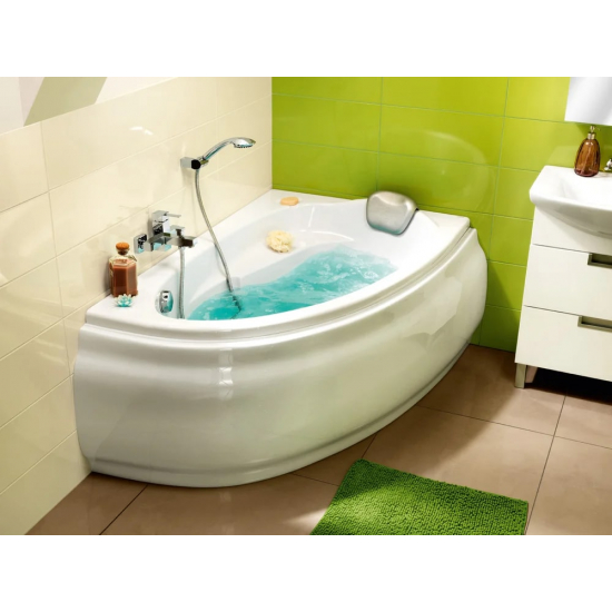 Акриловая ванна CERSANIT Joanna R 150x95 см, без опоры угловая, асимметричная