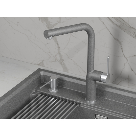 Смеситель для кухни GRANULA 9502 графит