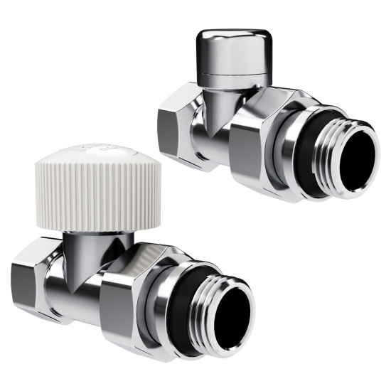 Набор термостатический для радиатора прямой ROYAL THERMO Design 1/2"М30х1,5 (Хром)