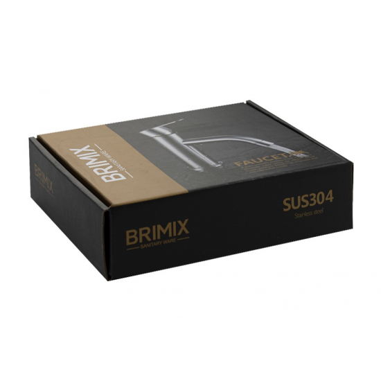 Смеситель для раковины BRIMIX 9351 из нержавеющей стали