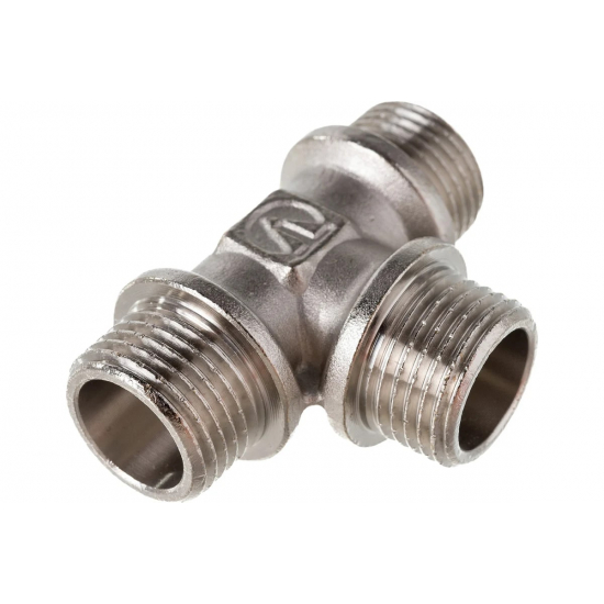 Тройник резьбовой VALTEC 1/2" x 1/2" x 1/2" нар.-нар.-нар. 15 мм VTr.131.N.0004