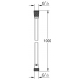Шланг для душа GROHE Silverflex Long-Life 26334001 длина 100 см