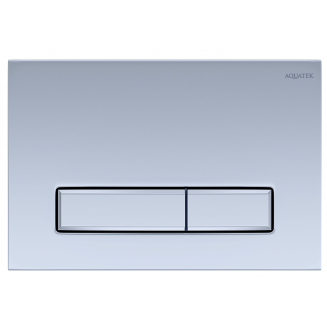 Кнопка для инсталляции AQUATEK KDI-0000027 Slim (009H) хром глянец, клавиши прямоугольные