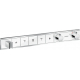 Термостатический смеситель встраиваемый HANSGROHE RainSelect 15358400 С ВНУТРЕННЕЙ ЧАСТЬЮ белый/хром