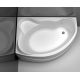 Акриловая ванна AQUANET Jamaica 00205486 L 160x100 см, угловая, с каркасом, асимметричная
