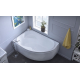 Акриловая ванна AQUANET Capri 00205476 L 160x100 см, угловая, с каркасом, асимметричная
