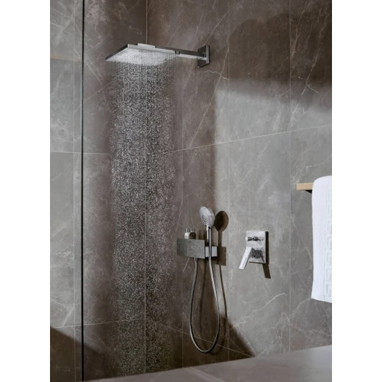 Шланговое подключение HANSGROHE Fixfit Porter 300 26456000 держатель для душа, хром