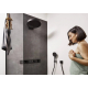 Лейка для душа HANSGROHE Rainfinity 130 26864670 матовый чёрный