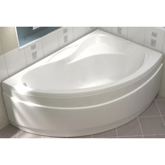 Акриловая ванна BAS Вектра R 150x95 см, угловая, с каркасом, асимметричная