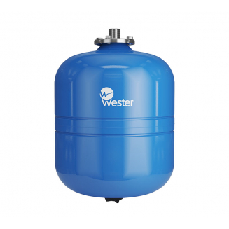 Гидроаккумулятор WESTER Premium WAV 18 литров, вертикальный, нержавеющий фланец 10 бар