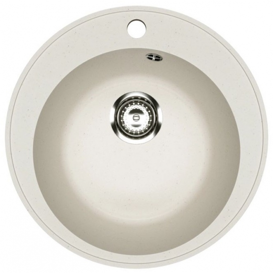 Мойка для кухни MIXLINE Ультра ML-GMU01 D=475 мм, белый
