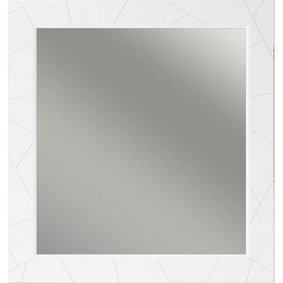 Зеркало OPADIRIS Луиджи 100 с подсветкой и функцией антизапотевания, белое матовое
