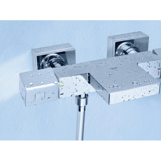 Смеситель для ванны GROHE Grohtherm Cube 34497000 с термостатом, хром