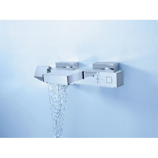 Смеситель для ванны GROHE Grohtherm Cube 34497000 с термостатом, хром