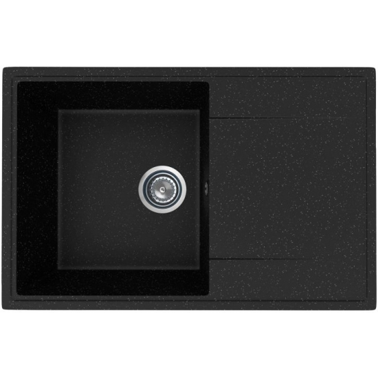 Мойка для кухни MIXLINE Ультра ML-GMU07 735х475 мм, чёрный