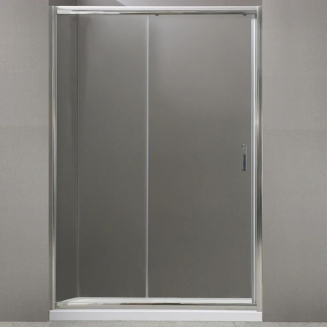 Душевая дверь в нишу BelBagno UNO-195-BF-1-120-C-Cr стекло прозрачное, профиль хром