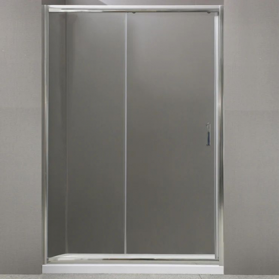 Душевая дверь в нишу BelBagno UNO-195-BF-1-120-C-Cr стекло прозрачное, профиль хром