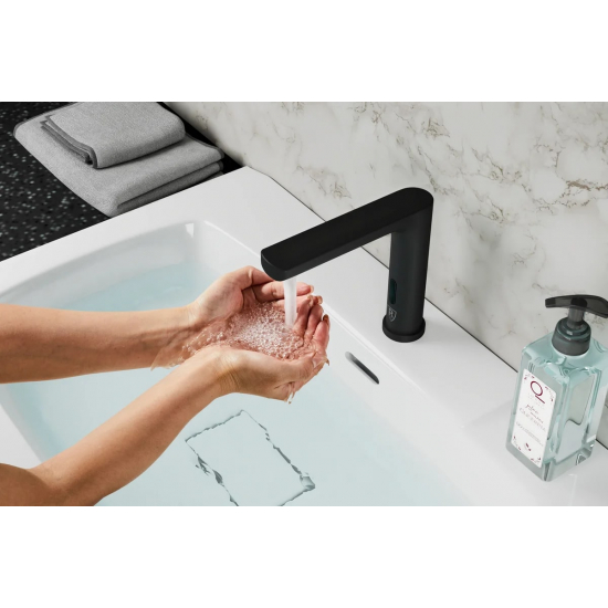 Смеситель для раковины RUSH Tinos TI3732-12 матовый чёрный