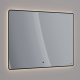 Зеркало LEMARK Mioblack 1200x800 с LED подсветкой, подогрев
