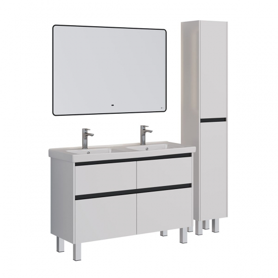 Зеркало LEMARK Mioblack 1200x800 с LED подсветкой, подогрев