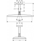 Верхний душ HANSGROHE Raindance E 360 мм 1jet 27381000