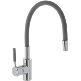 Смеситель для кухни с гибким изливом MIXXUS PREMIUM Rio 011, серый