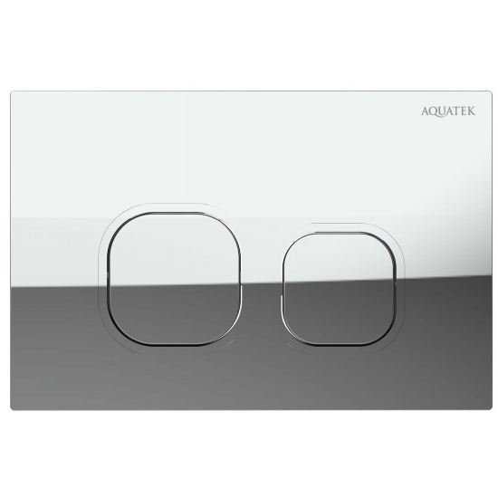 Кнопка для инсталляции AQUATEK KDI-0000057 (BB) хром глянец, клавиши квадрат