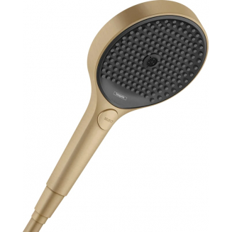Лейка для душа HANSGROHE Rainfinity 130 26864140 шлифованная бронза