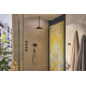 Лейка для душа HANSGROHE Rainfinity 130 26864140 шлифованная бронза