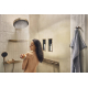 Лейка для душа HANSGROHE Rainfinity 130 26864140 шлифованная бронза